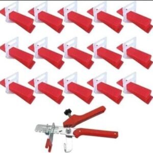 New hand tools Tile Leveling System 100 Wedge and 200 Clips 3mm With Spacers Lever Tool | 5 cm