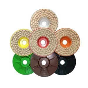 New hand tools Polishing Pads Pioneer Abbrasive PD Pad Set for Marble, Granite & Stone Polishing – 4" Inch (7 Pcs) – Angle Grinder PD Pads for Polishing and Grinding