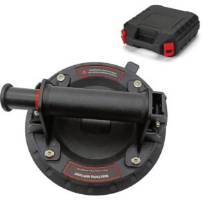 New hand tools Glass Suction Cup Lifter With Carry Case | 8" Suction Cup Lifter | Glass Tile Puller | Vacuum Suction Cup For Tiles, Stone, Wood, Glass, Window, Mirror Etc. | Load capacity is within 160 KG |