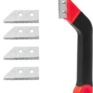 New hand tools Grout Remover Tool Angled Hand Saw Rake Joint Scraper for Tile Joint Cleaning With 4 Tungsten Carbide Blades