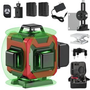 New hand tools 4D Digital Laser Level Line Tool - 16 Lines, 4x360 Degree Self Leveling Cube - Construction Equipment, Measurement Instrument - Light Levels Leveller Machine, Meter Tools