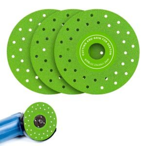 New hand tools 3Pcs Diamond Saw Blades 11.5cm Dia. Multi-Pore Abrasive Disc for Cutting, Polishing, Universal Hard Diamond Saw Blades for Porcelain, Ceramic, Granite, Marble