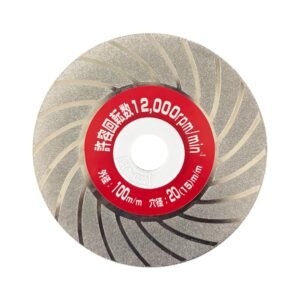 New hand tools Diamond Cutting Disc Blade 4 Inch (100mm) Flat Type | 12000 RPM | Arbor 15-20mm | Glass, Tile & Ceramic Cutter Wheel for Angle Grinder | Ultra-Precision Blade for Smooth Cuts